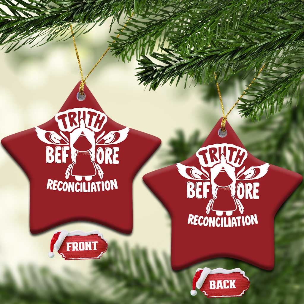 Native American Every Child Christmas Ornament Truth Before Reconciliation TS10