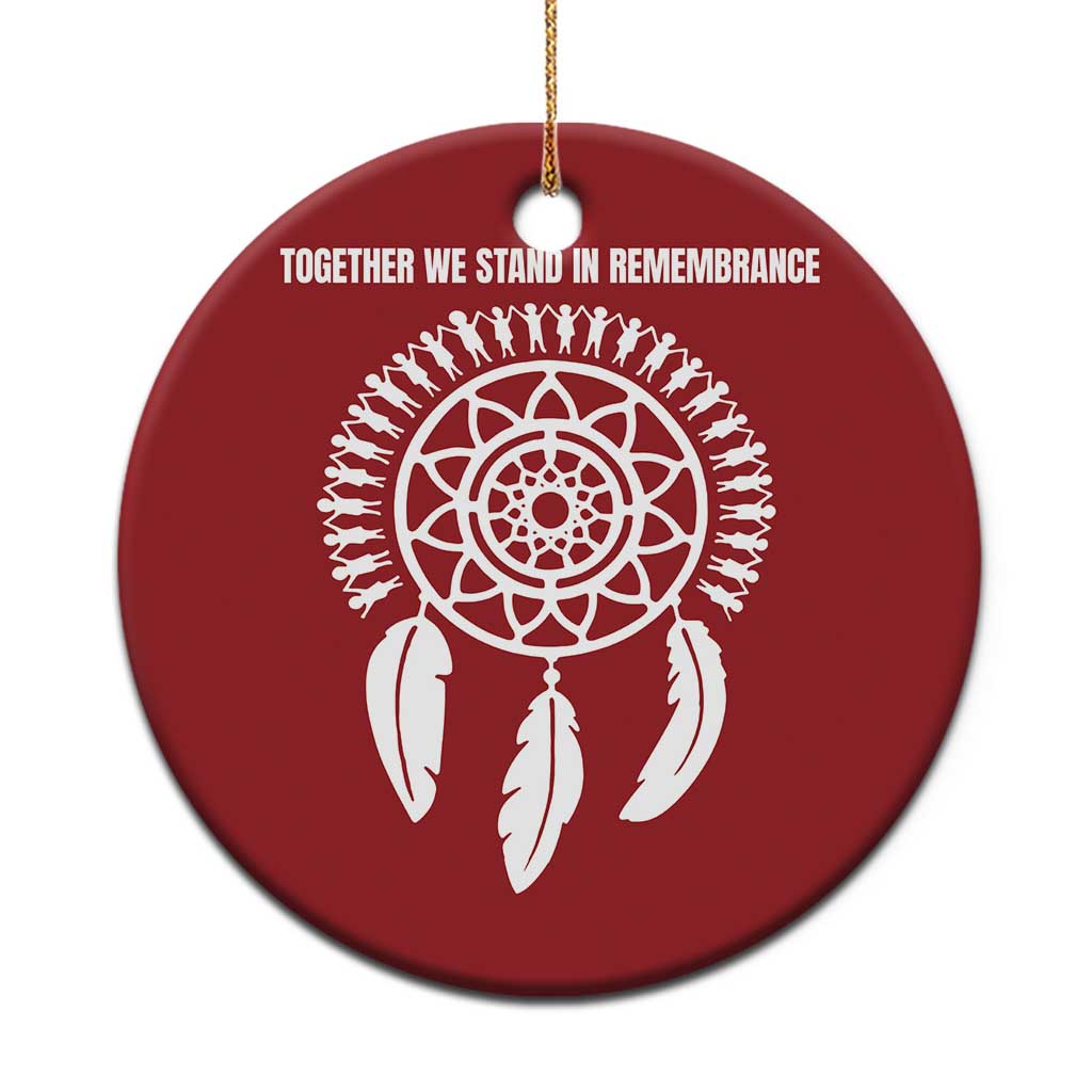 Native American Every Child Christmas Ornament Together We Stand in Remembrance TS10