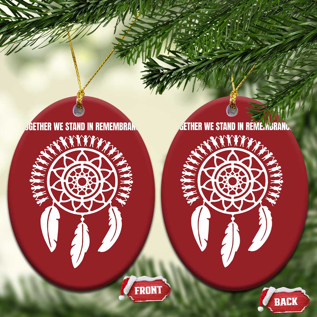 Native American Every Child Christmas Ornament Together We Stand in Remembrance TS10