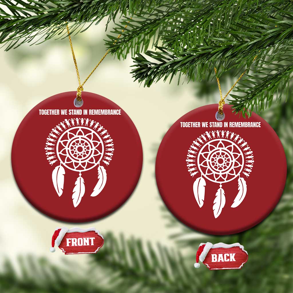 Native American Every Child Christmas Ornament Together We Stand in Remembrance TS10
