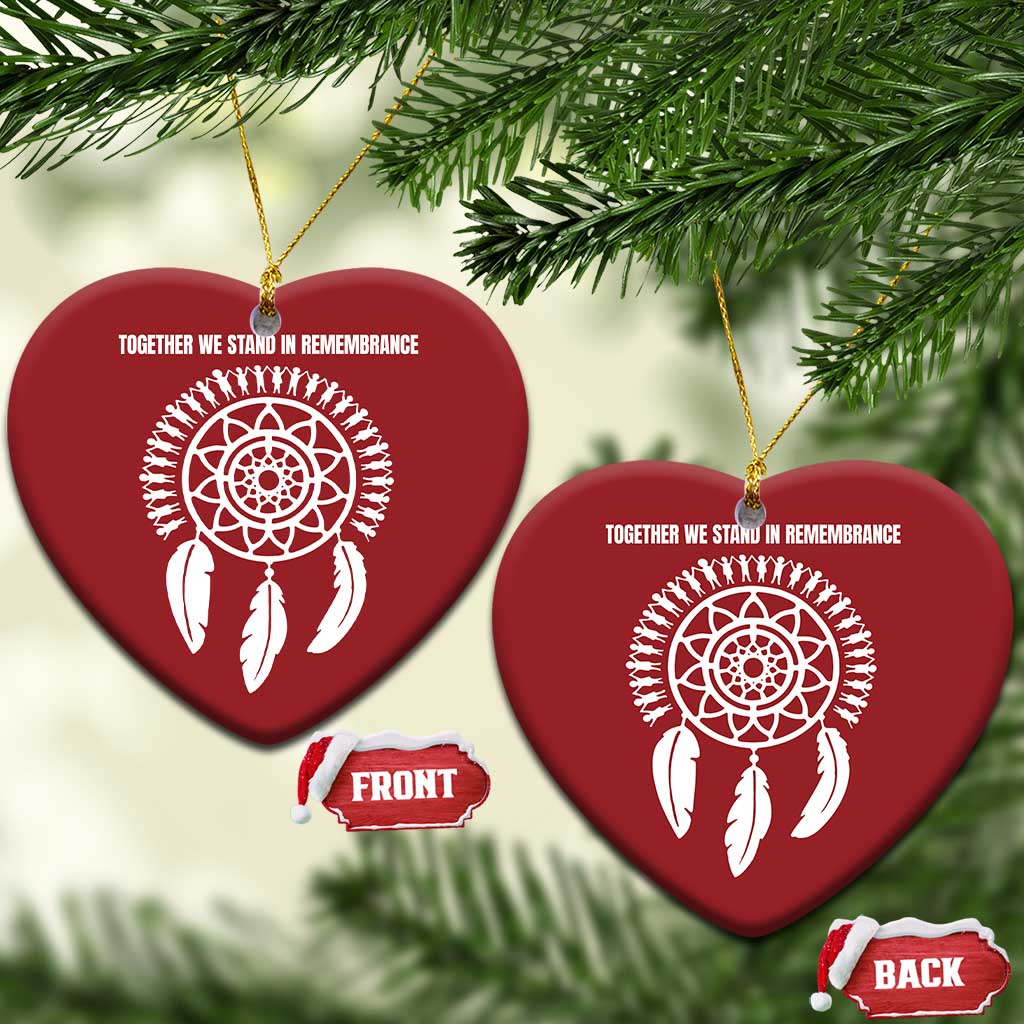 Native American Every Child Christmas Ornament Together We Stand in Remembrance TS10