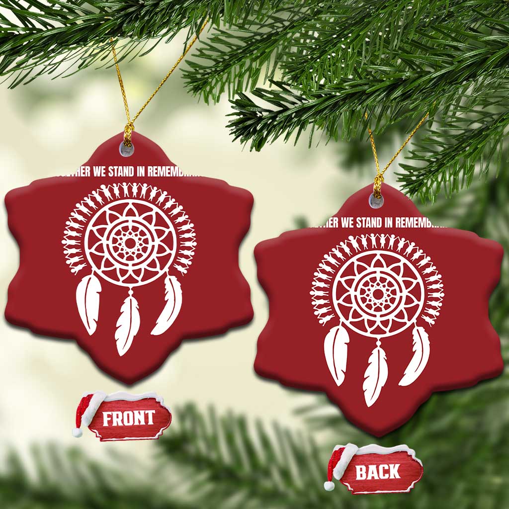 Native American Every Child Christmas Ornament Together We Stand in Remembrance TS10