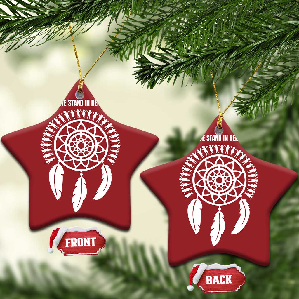 Native American Every Child Christmas Ornament Together We Stand in Remembrance TS10