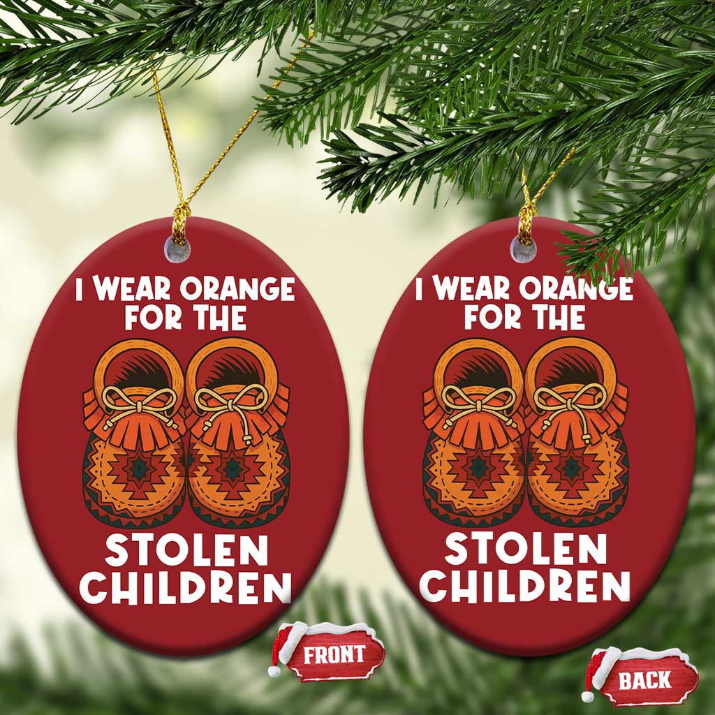I Wear Orange For Every Stolen American Native Child Christmas Ornament Orange Day TS10