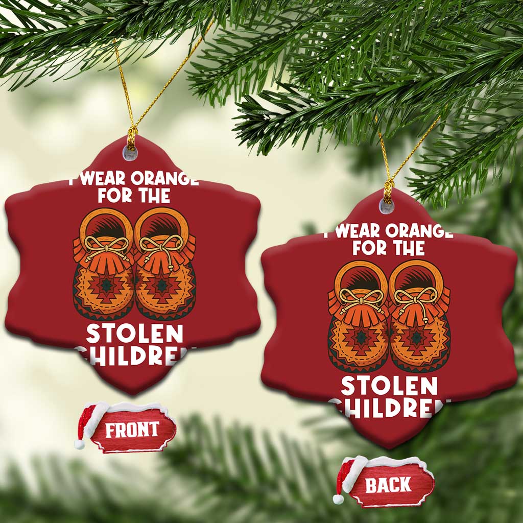 I Wear Orange For Every Stolen American Native Child Christmas Ornament Orange Day TS10