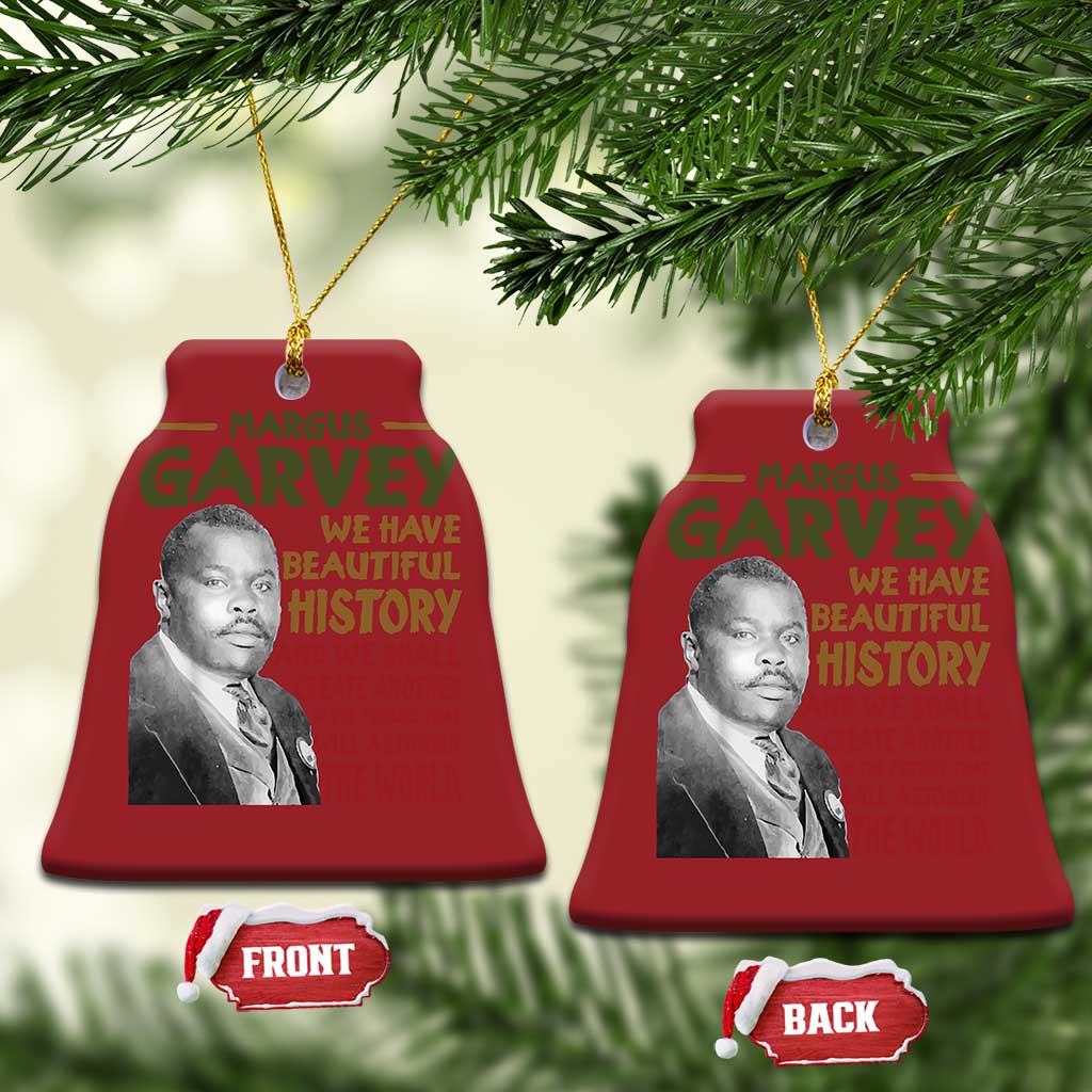 Marcus Garvey Quote Christmas Ornament Black History Month TS10