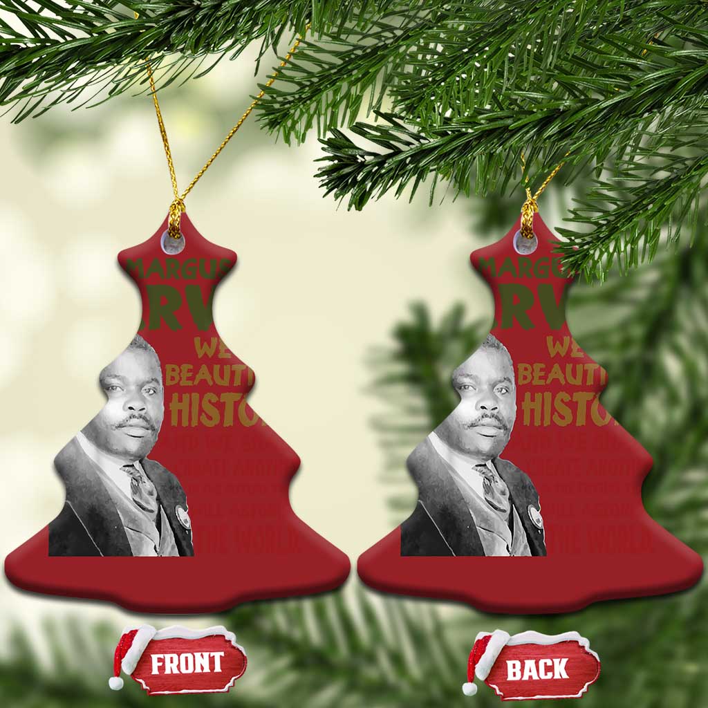 Marcus Garvey Quote Christmas Ornament Black History Month TS10