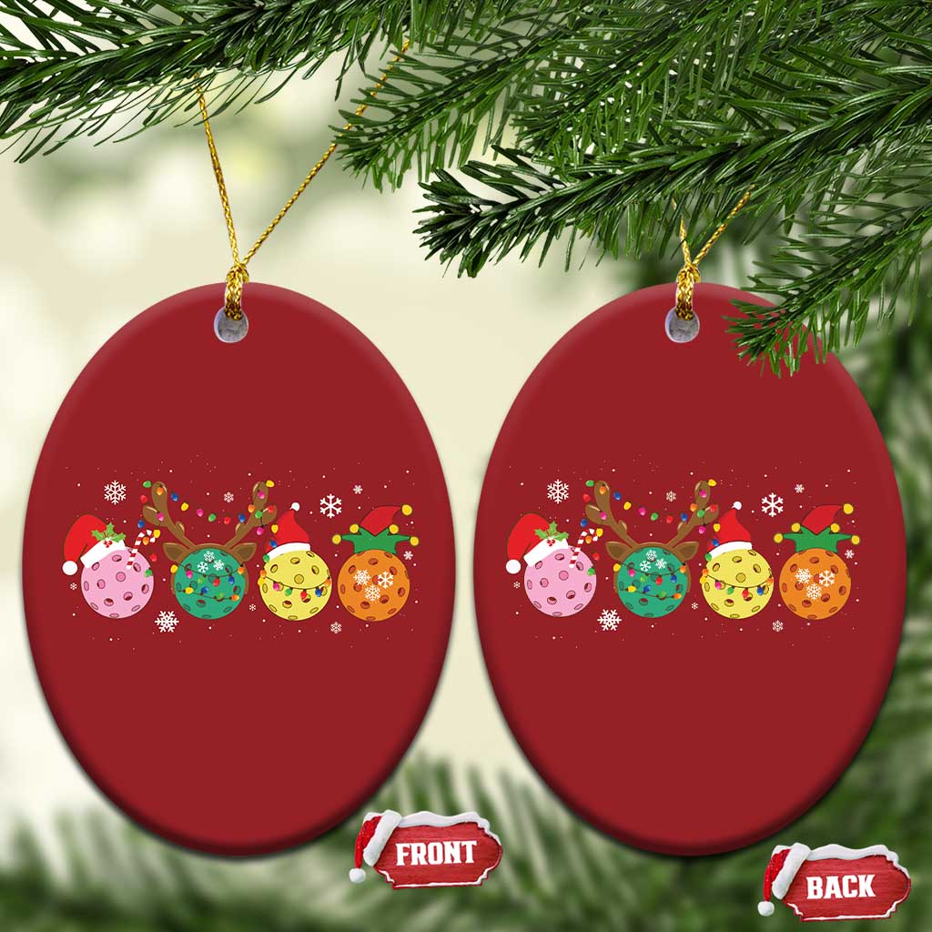 Funny Pickleball Christmas Ornament TS10
