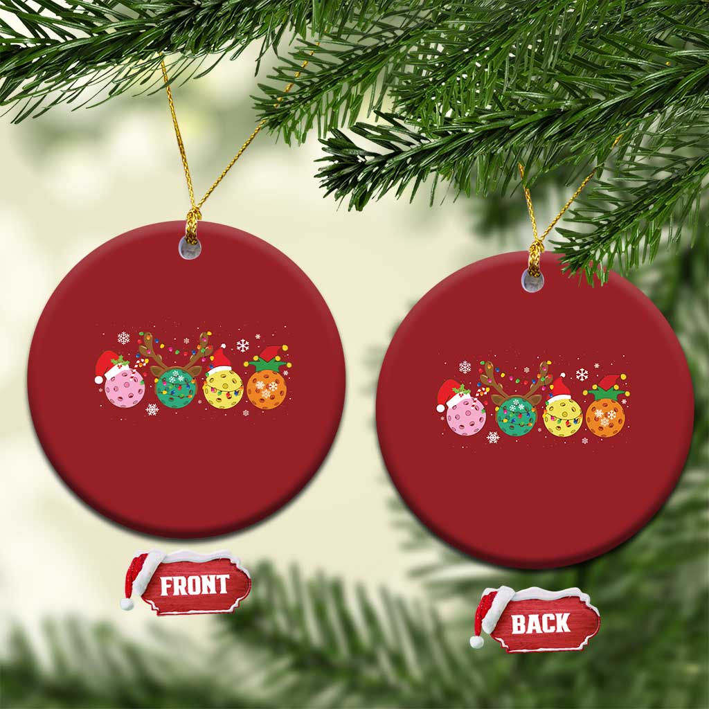 Funny Pickleball Christmas Ornament TS10