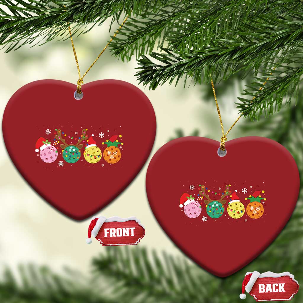 Funny Pickleball Christmas Ornament TS10