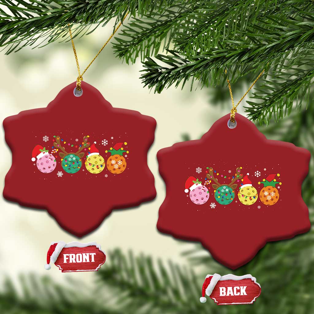 Funny Pickleball Christmas Ornament TS10
