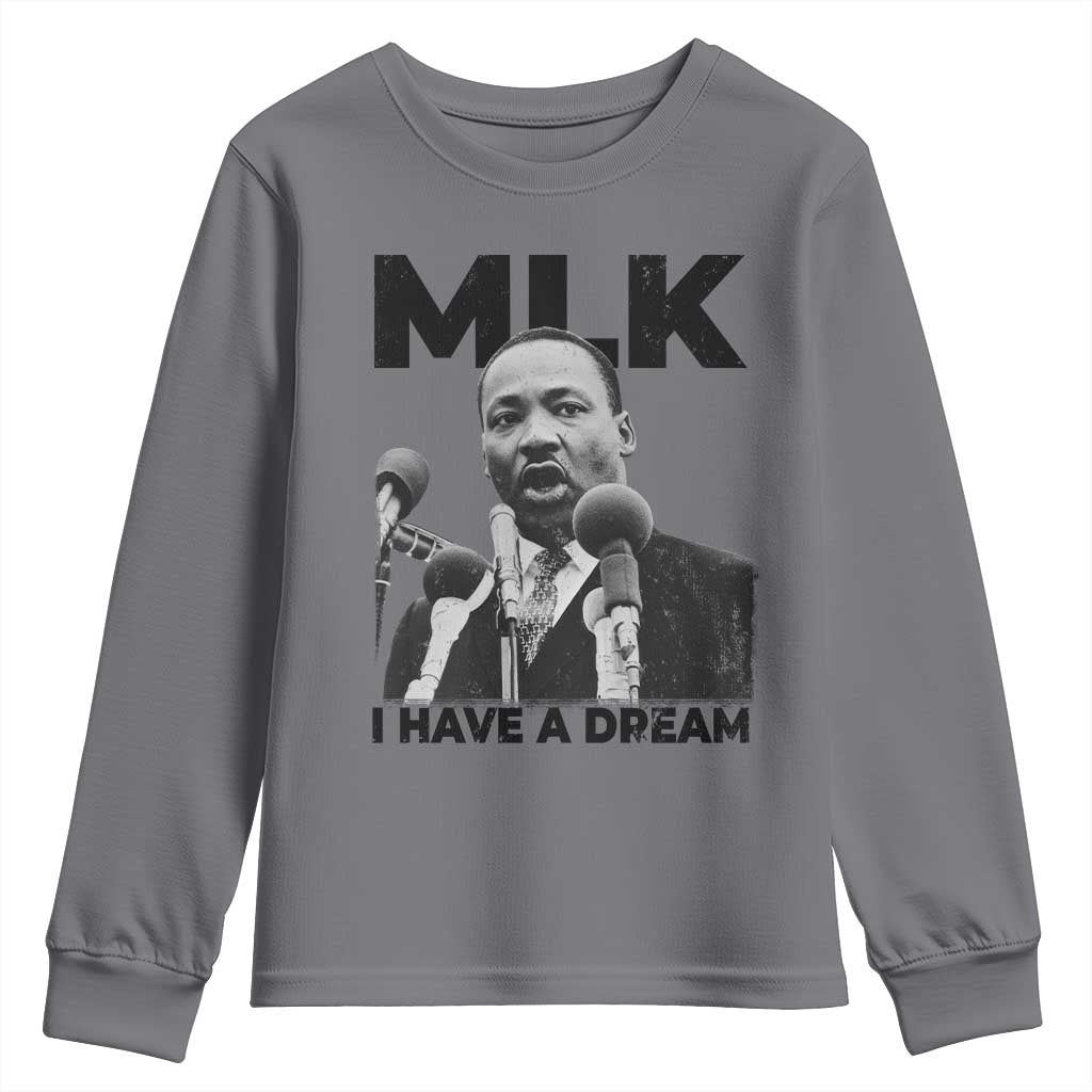 Martin Luther King Youth Sweatshirt MLK I Have A Dream Black History Month TS10