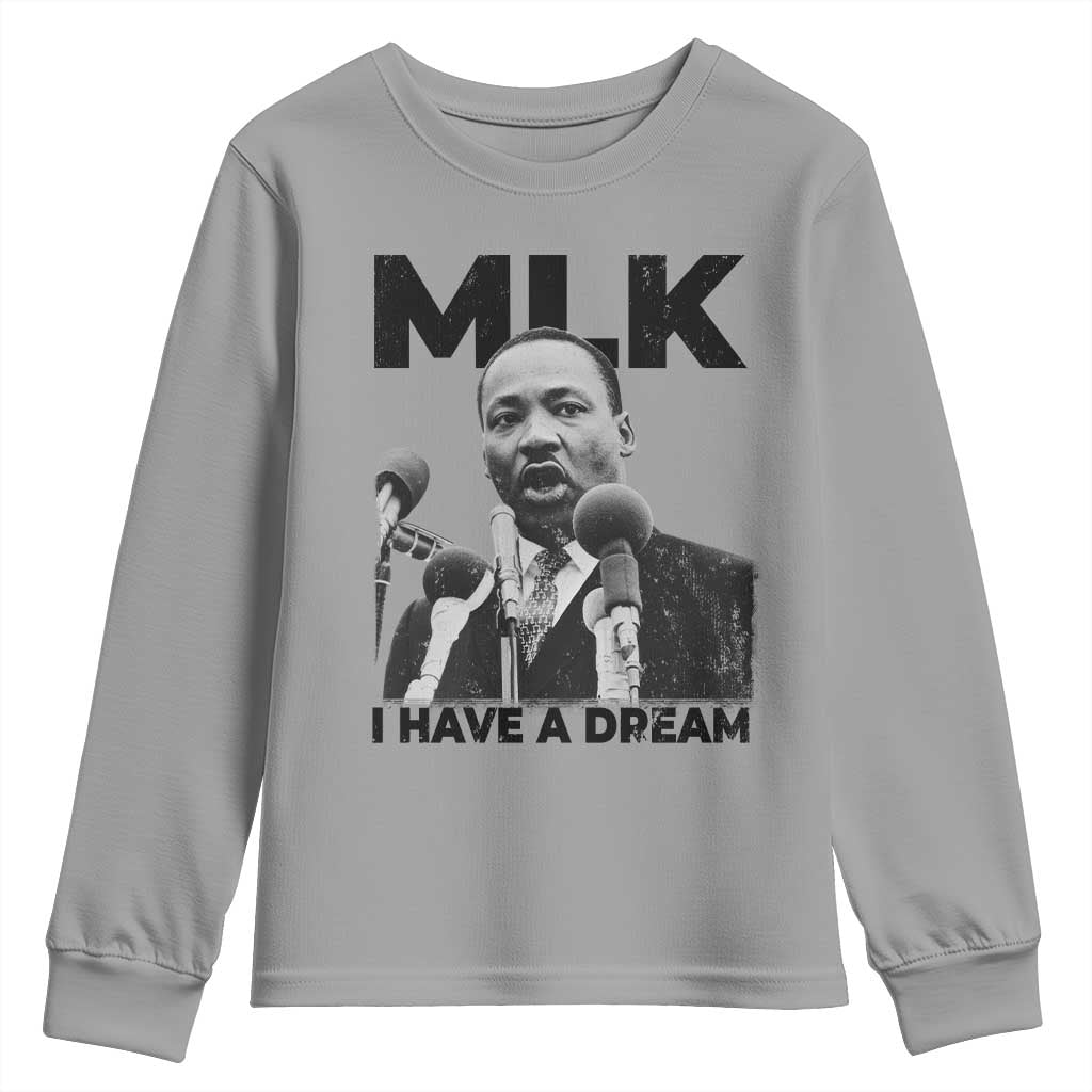 Martin Luther King Youth Sweatshirt MLK I Have A Dream Black History Month TS10