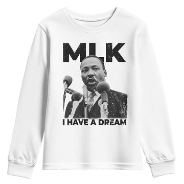 Martin Luther King Youth Sweatshirt MLK I Have A Dream Black History Month TS10