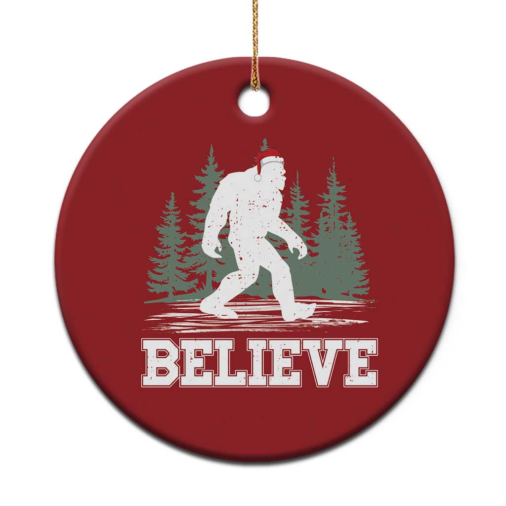 Bigfoot Xmas Christmas Ornament Funny Sasquatch Believe Lovers Gifts TS10