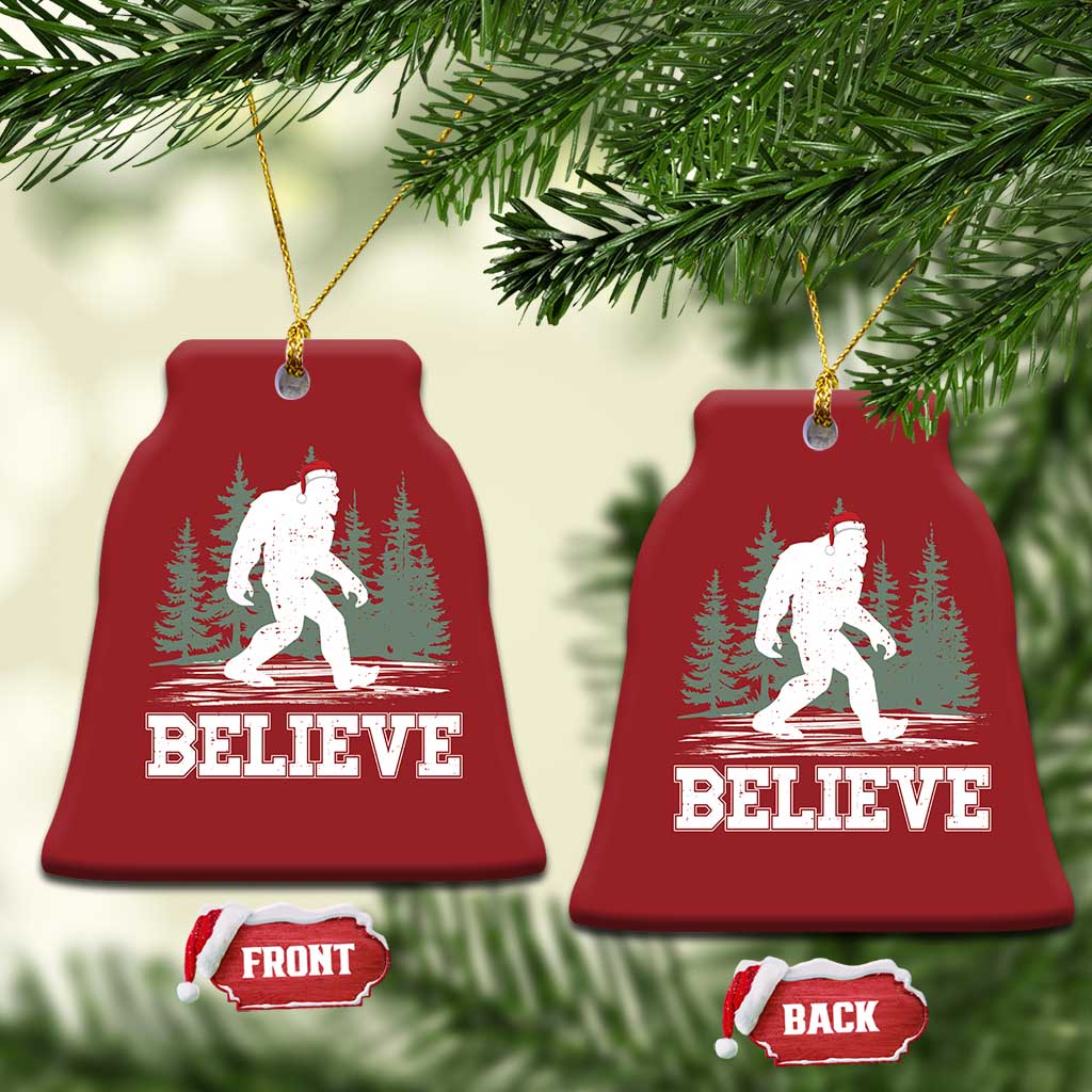 Bigfoot Xmas Christmas Ornament Funny Sasquatch Believe Lovers Gifts TS10