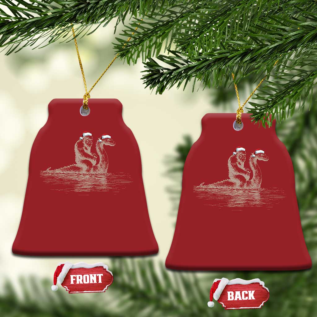 Bigfoot Christmas Ornament Funny Hilarious Loch Ness Monster Really Sasquatch Lovers TS10