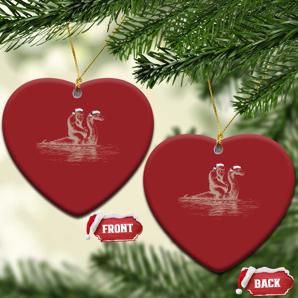 Bigfoot Christmas Ornament Funny Hilarious Loch Ness Monster Really Sasquatch Lovers TS10