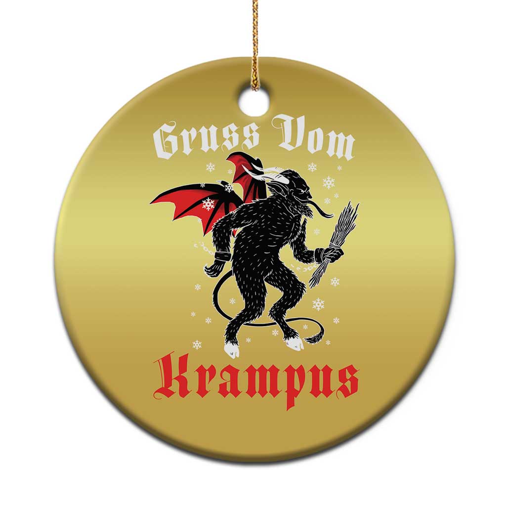 Krampus Christmas Ornament Scary Horror Goth Xmas Gruss Von Krampus TS10