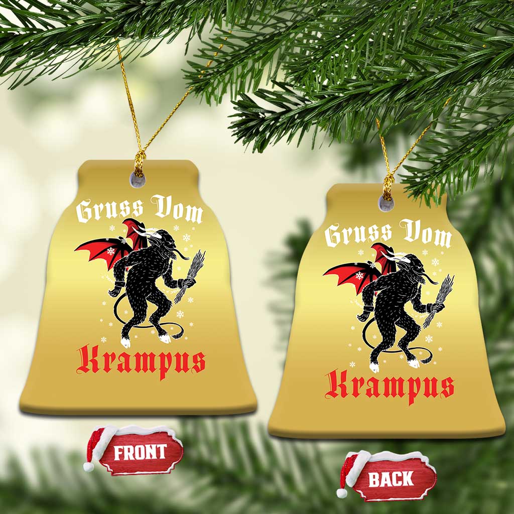 Krampus Christmas Ornament Scary Horror Goth Xmas Gruss Von Krampus TS10