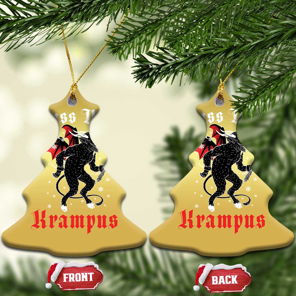 Krampus Christmas Ornament Scary Horror Goth Xmas Gruss Von Krampus TS10