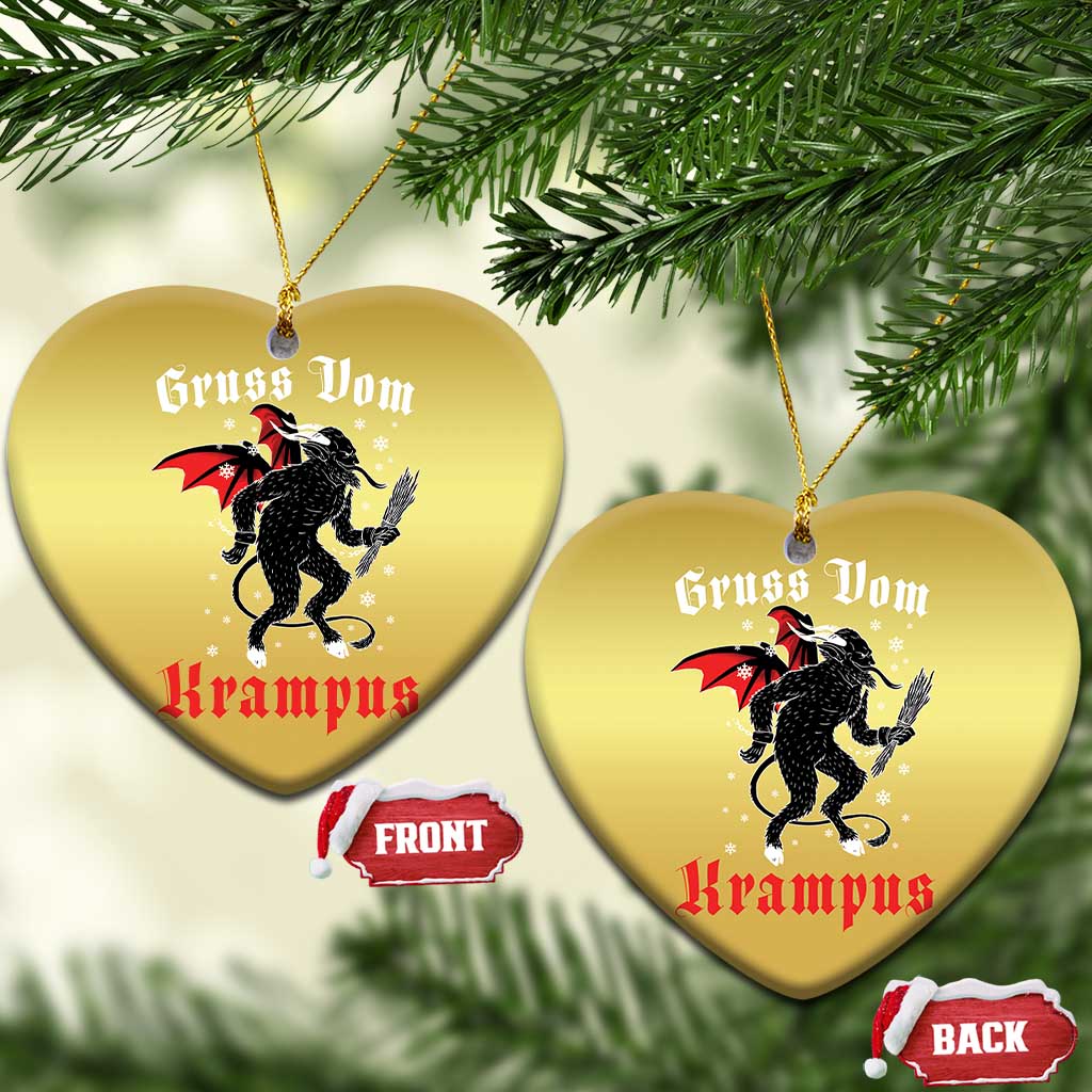 Krampus Christmas Ornament Scary Horror Goth Xmas Gruss Von Krampus TS10