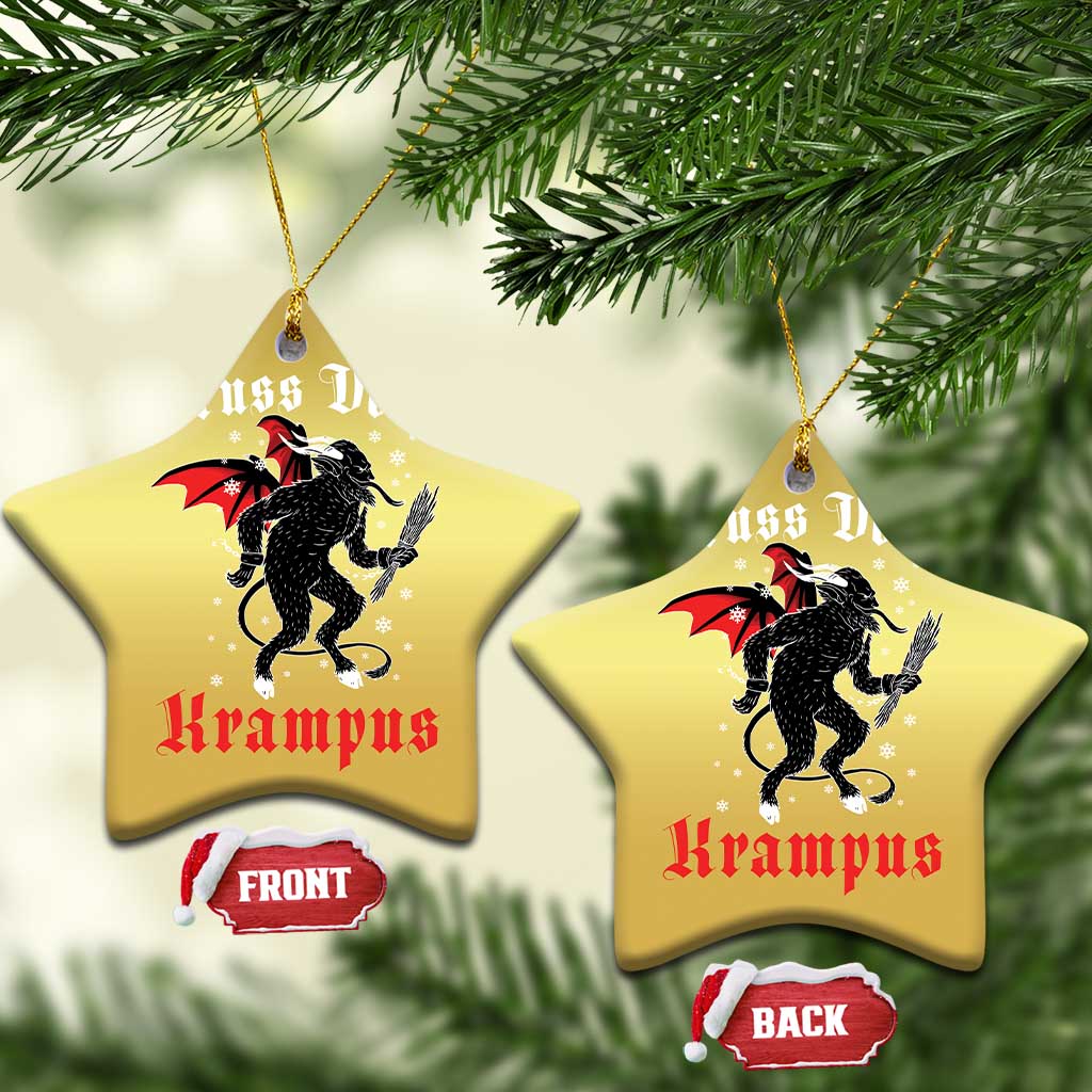 Krampus Christmas Ornament Scary Horror Goth Xmas Gruss Von Krampus TS10