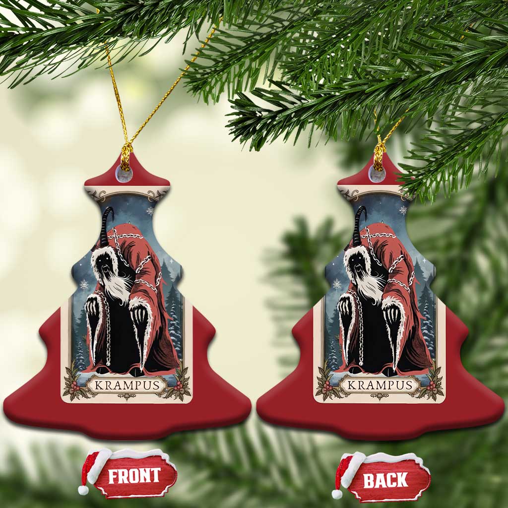 Krampus Christmas Ornament Tarot Card Xmas Horror Ugly Sweater Evil Pajama TS10