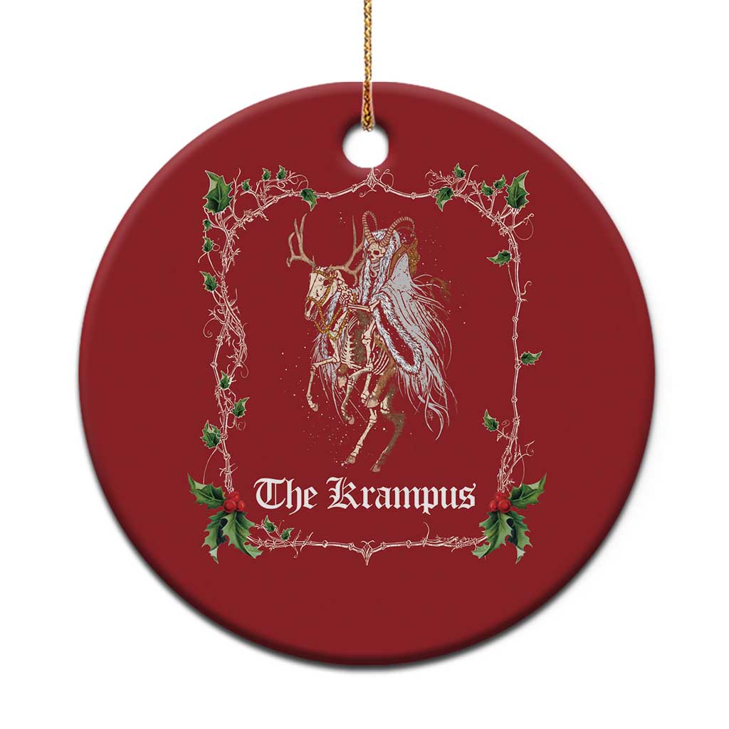 Krampus Christmas Ornament Goth Xmas Krampus Reindeer Skull Ugly Sweater Evil Pajama TS10
