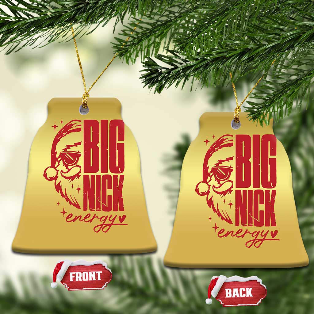 Santa Christmas Ornament Fun Retro Big Nick Energy TS10