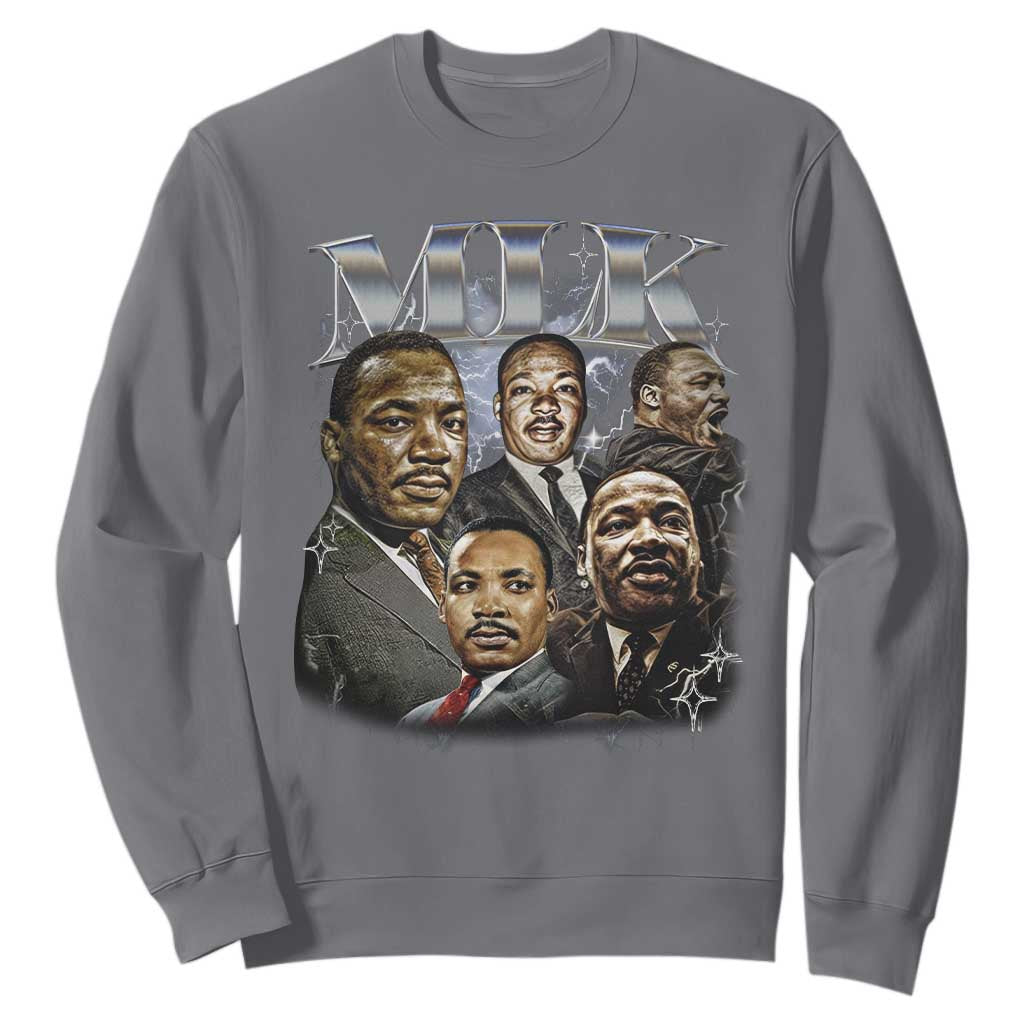 Martin Luther King Sweatshirt Black History Month Pride MLK Bootleg Rap Tee TS10