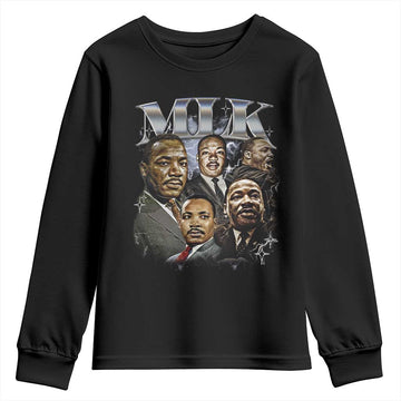 Martin Luther King Youth Sweatshirt Black History Month Pride MLK Bootleg Rap Tee TS10
