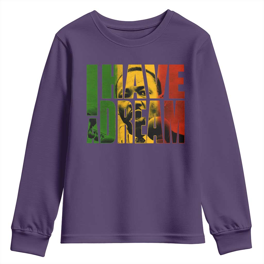 Martin Luther King Youth Sweatshirt Black History Month MLK I Have A Dream TS10
