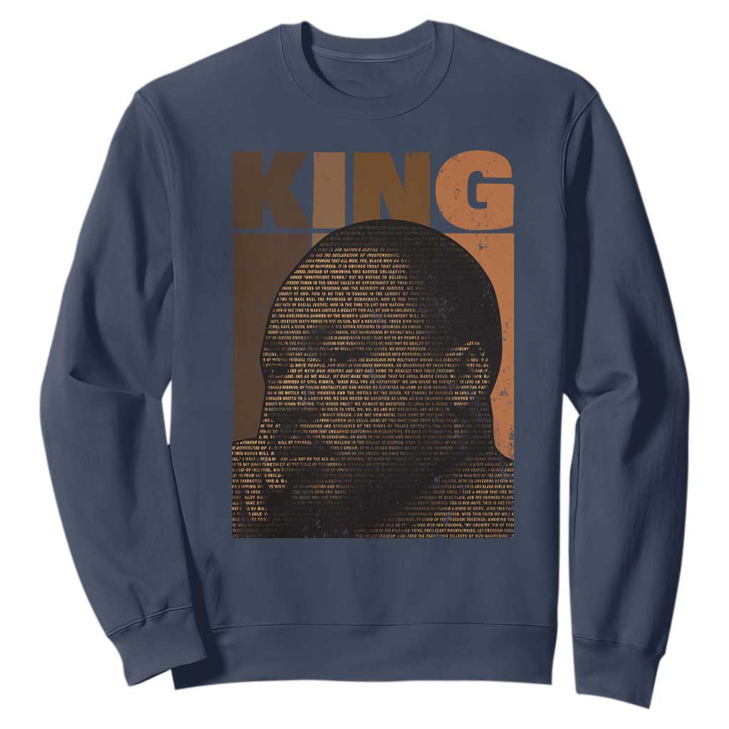 Martin Luther King Sweatshirt Melanin African American Black History Month MLK TS10