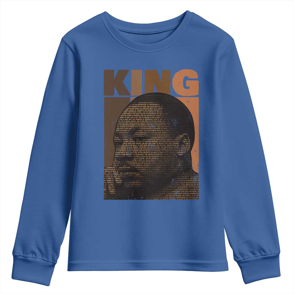 Martin Luther King Youth Sweatshirt Melanin African American Black History Month MLK TS10