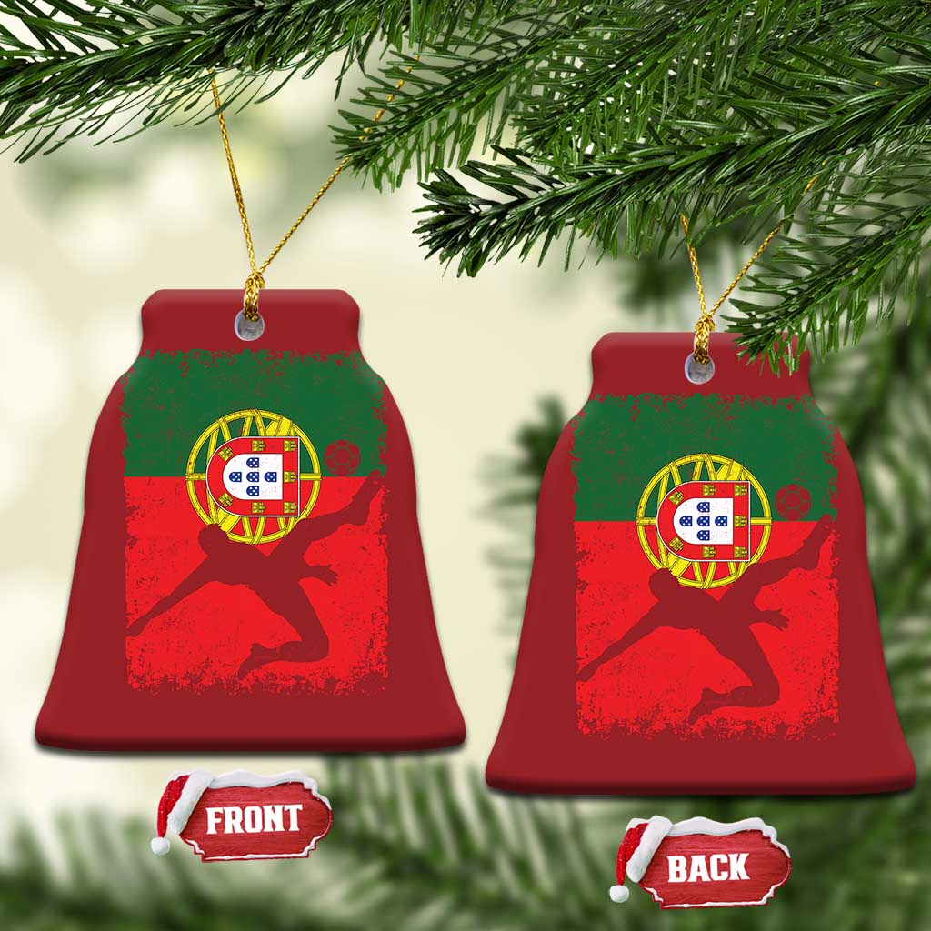 Portugal Soccer Christmas Ornament Portuguese Flag Futebol Football Fan TS10