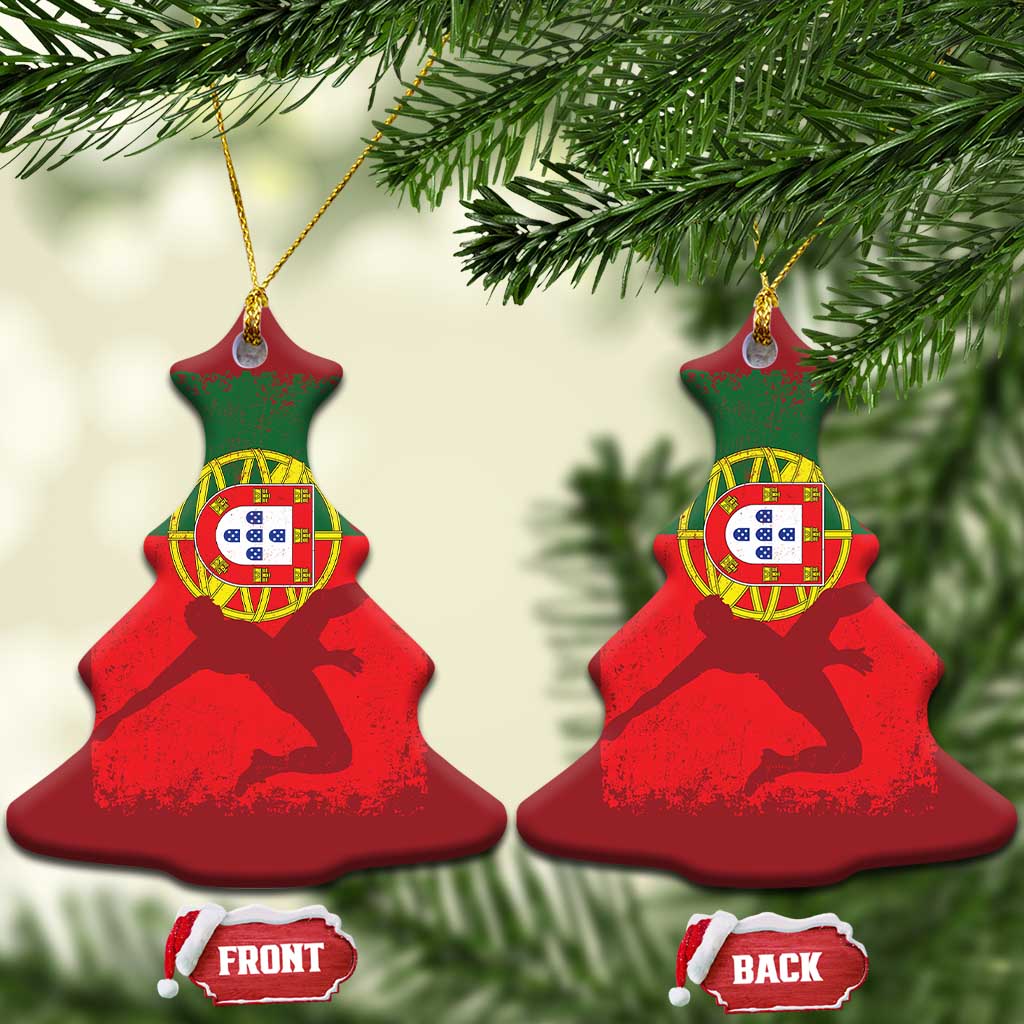 Portugal Soccer Christmas Ornament Portuguese Flag Futebol Football Fan TS10