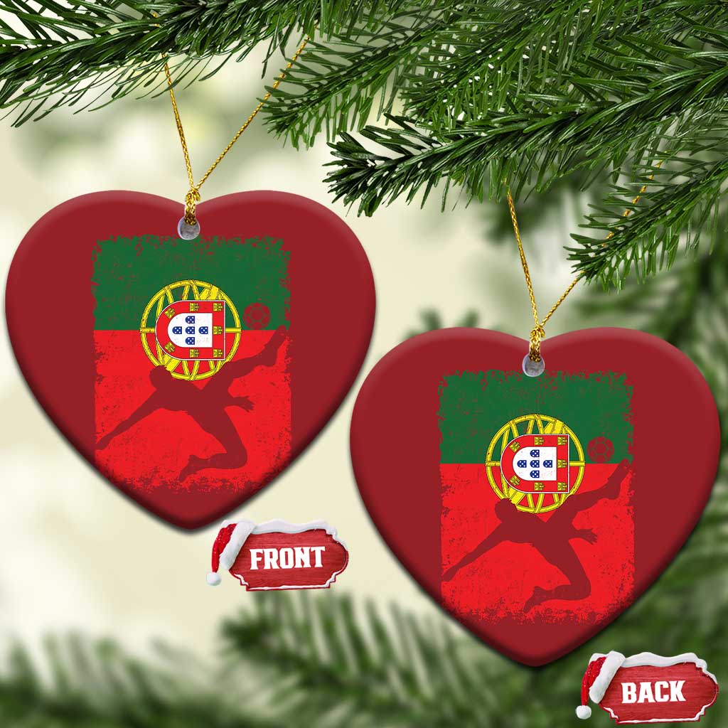 Portugal Soccer Christmas Ornament Portuguese Flag Futebol Football Fan TS10