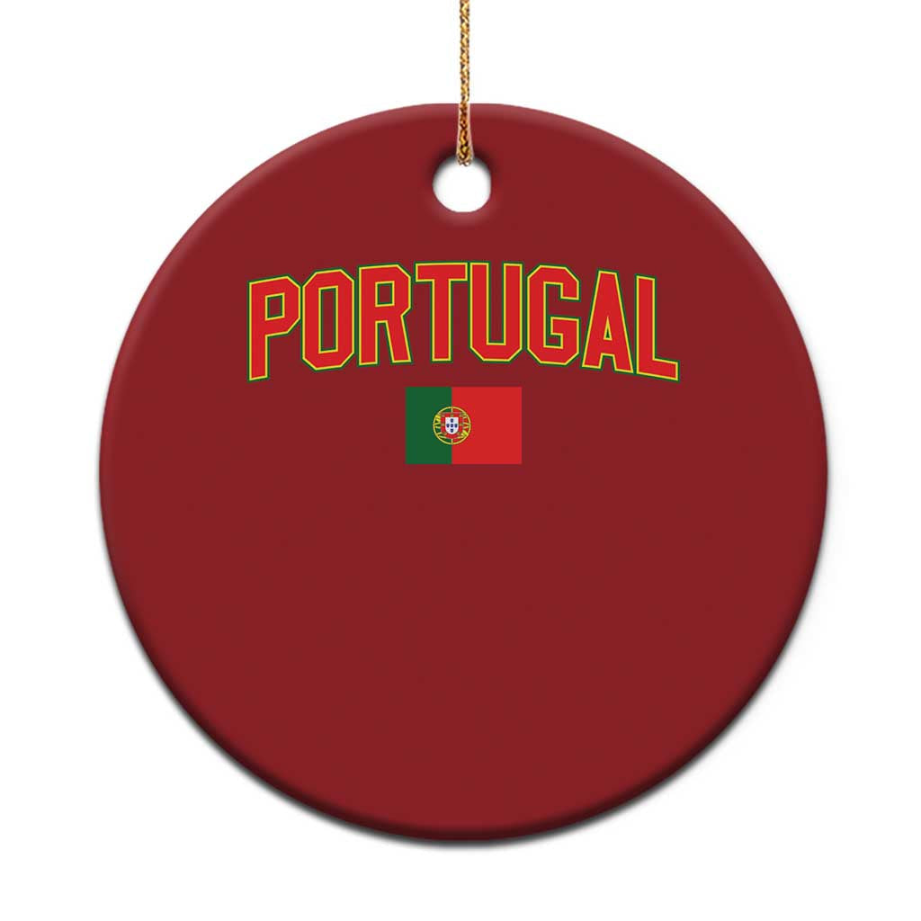 Portugal Christmas Ornament Portuguese Flag Futebol Fan TS10