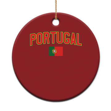 Portugal Christmas Ornament Portuguese Flag Futebol Fan TS10