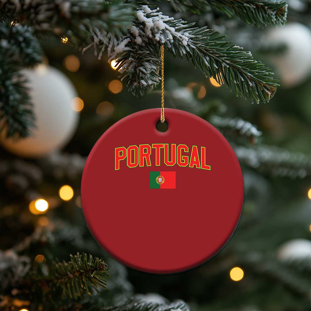 Portugal Christmas Ornament Portuguese Flag Futebol Fan TS10