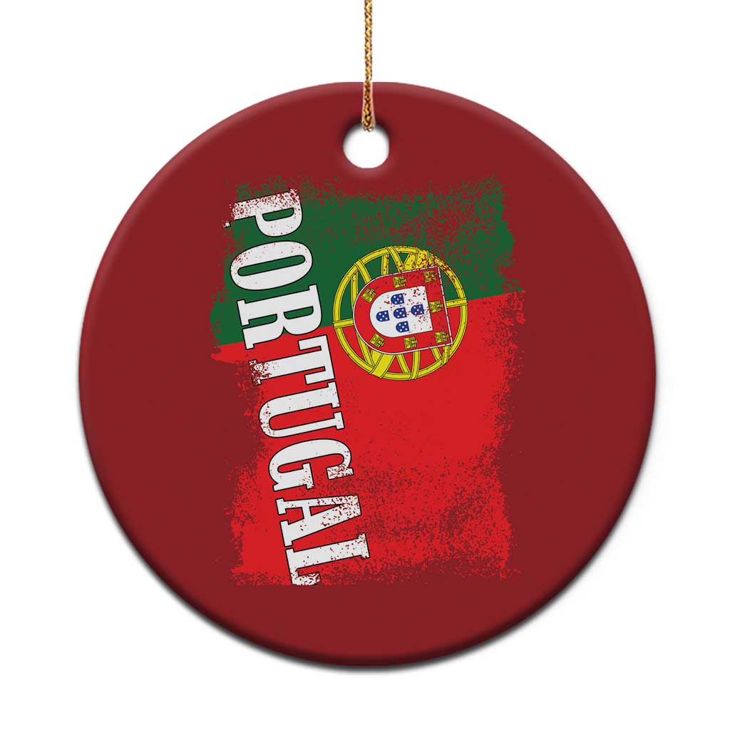 Portugal Flag Christmas Ornament Retro Vintage Futebol Portuguese Flags TS10