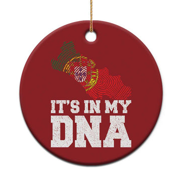 Its in My DNA Portugal Christmas Ornament Portuguese Flag Portugal Boy Girl Gift TS10