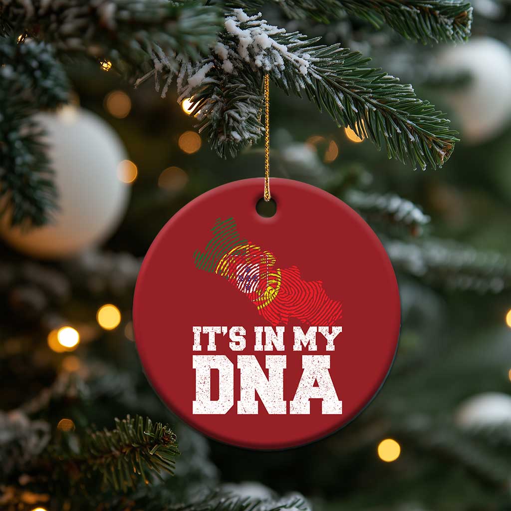 Its in My DNA Portugal Christmas Ornament Portuguese Flag Portugal Boy Girl Gift TS10