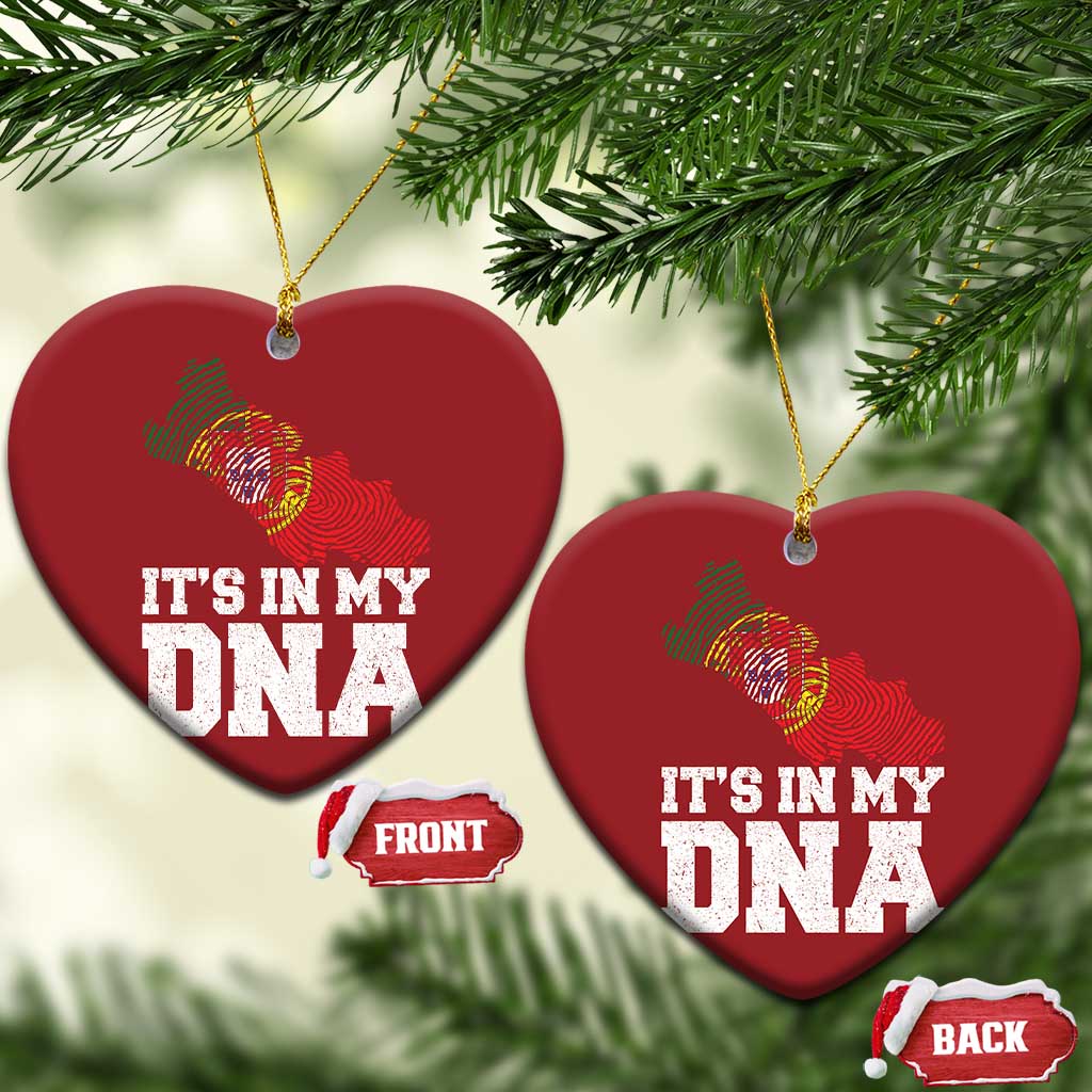 Its in My DNA Portugal Christmas Ornament Portuguese Flag Portugal Boy Girl Gift TS10