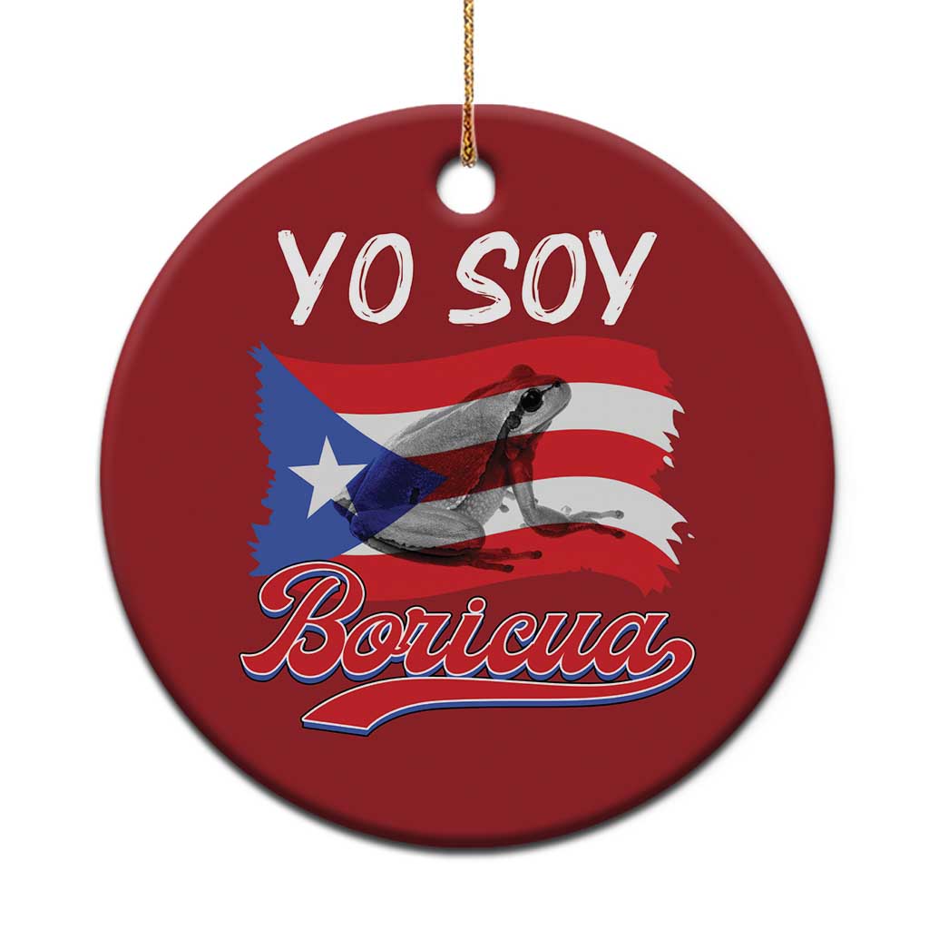 Puerto Rico Boricua Christmas Ornament Vintage Coqui Puerto Rican Flag Pride Yo Soy Boricua TS10