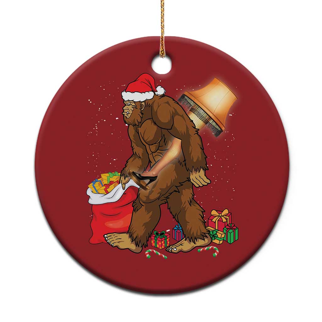 Bigfoot Xmas Christmas Ornament Xmas Movie Sasquatch Lovers TS10
