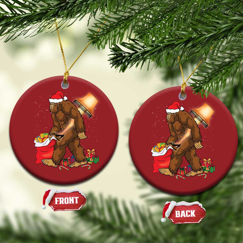 Bigfoot Xmas Christmas Ornament Xmas Movie Sasquatch Lovers TS10