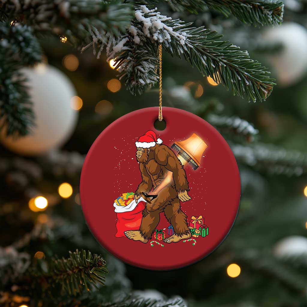 Bigfoot Xmas Christmas Ornament Xmas Movie Sasquatch Lovers TS10