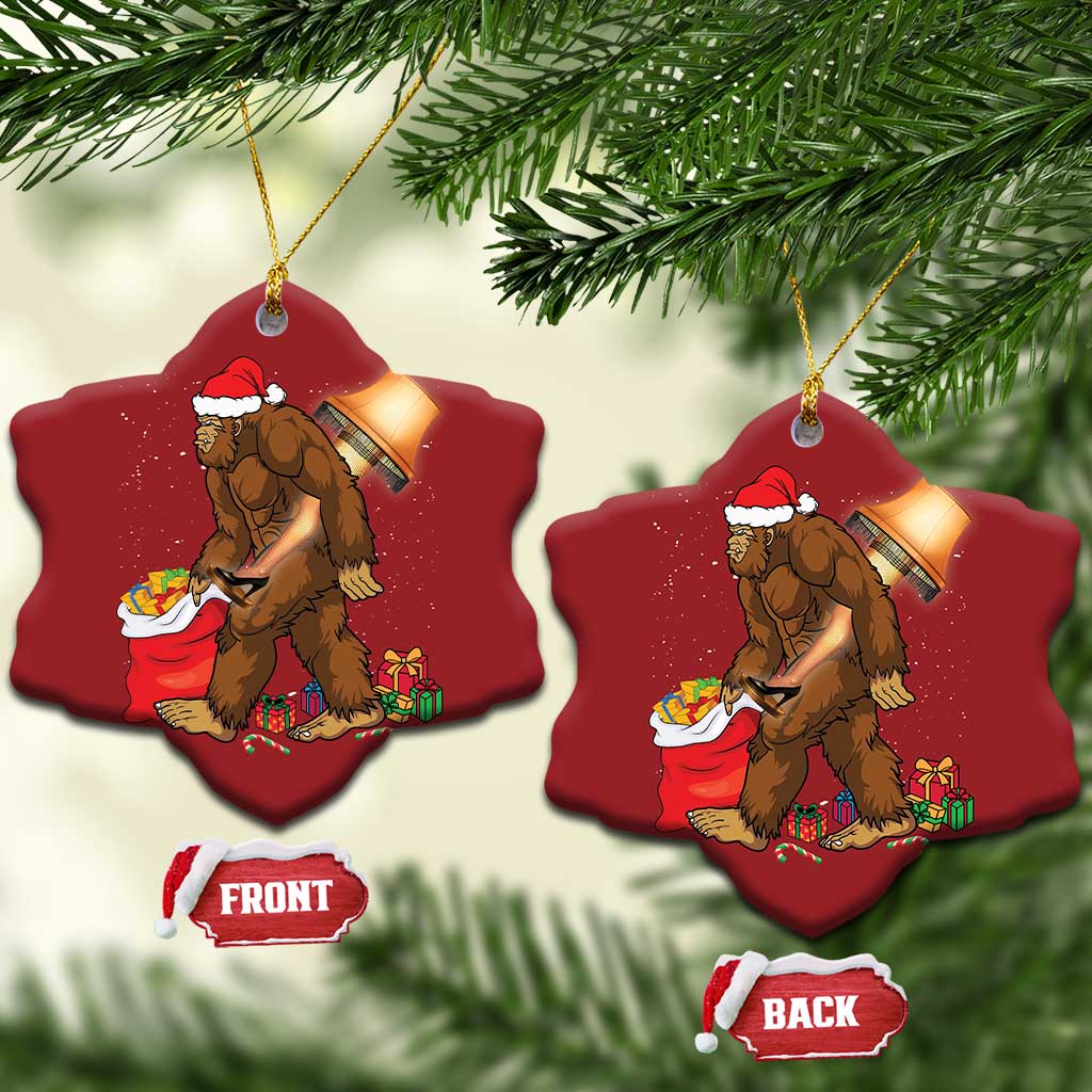 Bigfoot Xmas Christmas Ornament Xmas Movie Sasquatch Lovers TS10